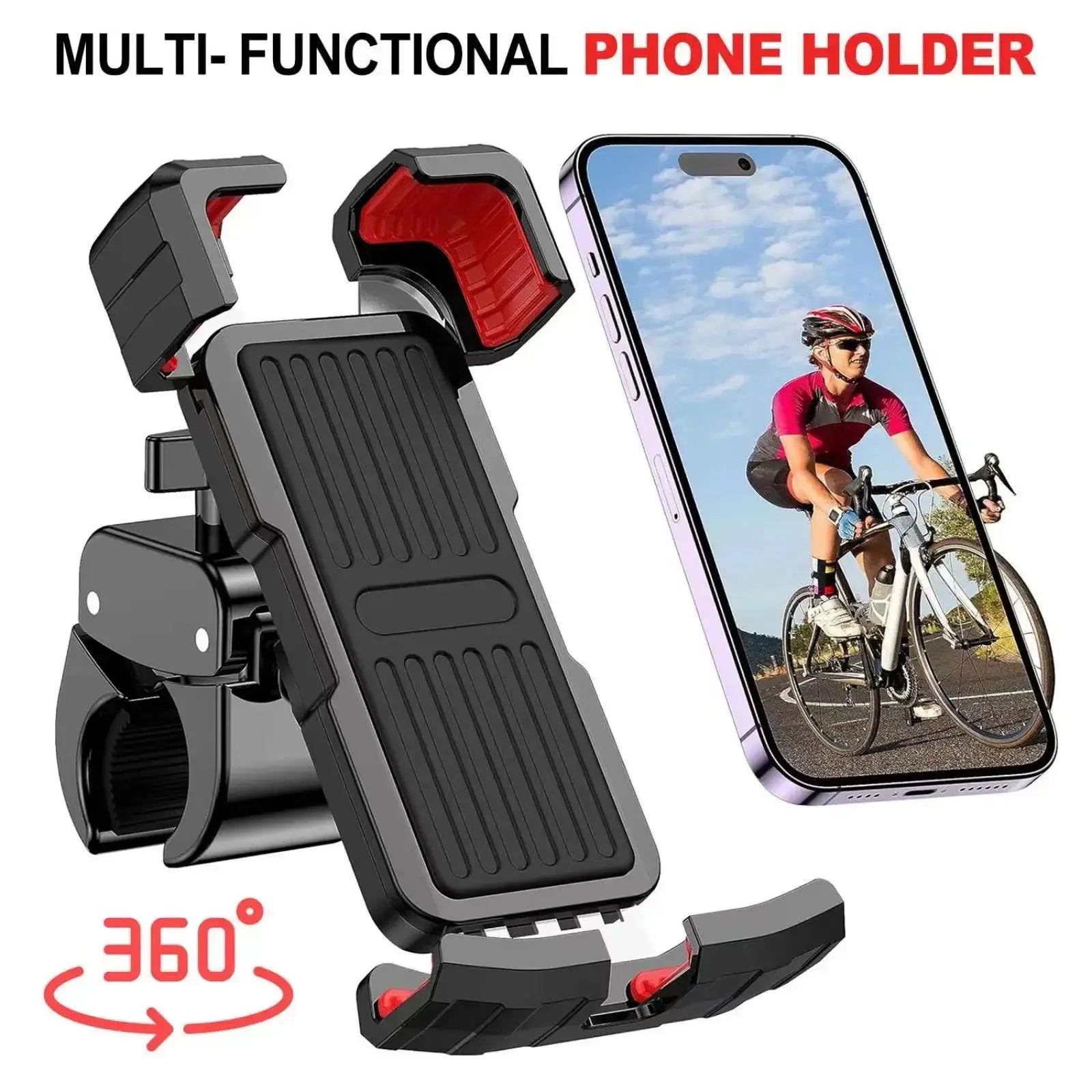 Bicycle Phone Holder MTB Road Mountain Cycling Bracket Motorcycle Mobile Cellphone Support Stand Mount Gps for Bike Accessories