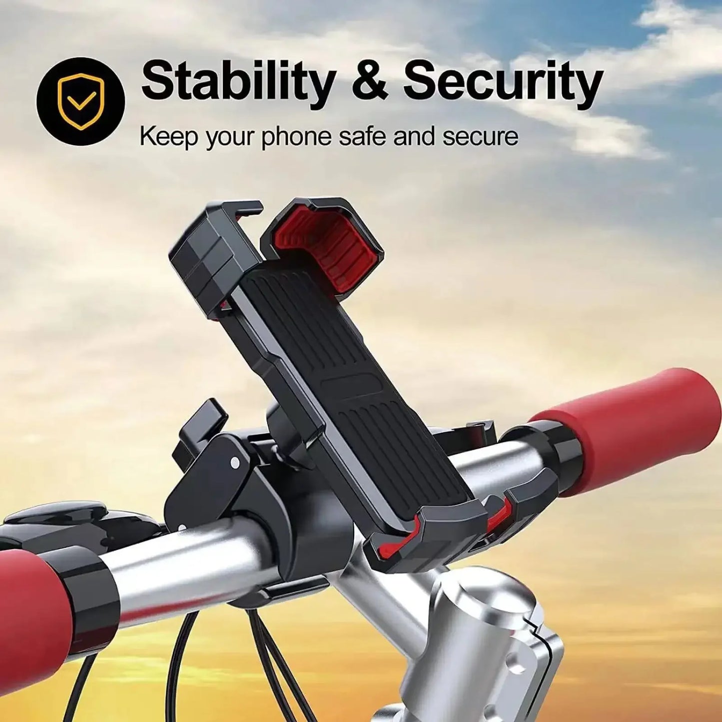 Bicycle Phone Holder MTB Road Mountain Cycling Bracket Motorcycle Mobile Cellphone Support Stand Mount Gps for Bike Accessories