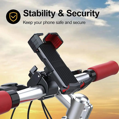 Bicycle Phone Holder MTB Road Mountain Cycling Bracket Motorcycle Mobile Cellphone Support Stand Mount Gps for Bike Accessories