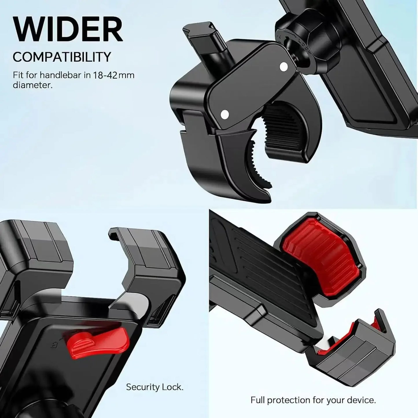 Bicycle Phone Holder MTB Road Mountain Cycling Bracket Motorcycle Mobile Cellphone Support Stand Mount Gps for Bike Accessories