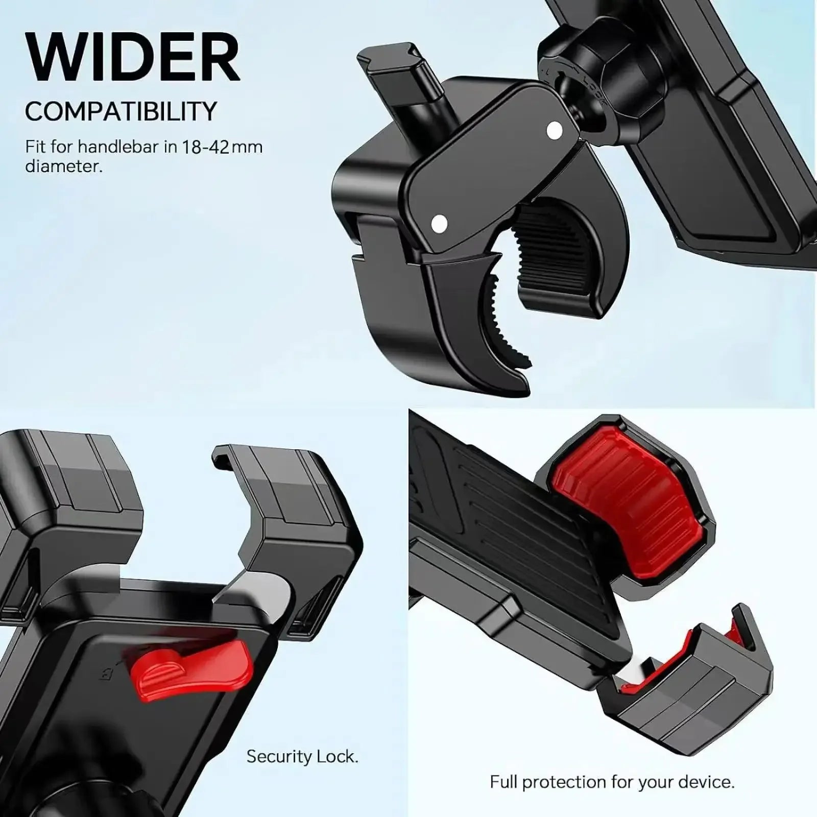 Bicycle Phone Holder MTB Road Mountain Cycling Bracket Motorcycle Mobile Cellphone Support Stand Mount Gps for Bike Accessories