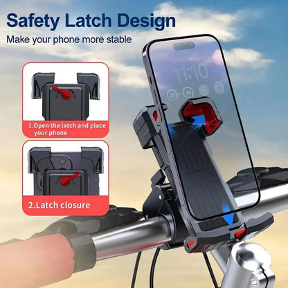 Bicycle Phone Holder MTB Road Mountain Cycling Bracket Motorcycle Mobile Cellphone Support Stand Mount Gps for Bike Accessories
